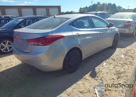 2012 Hyundai Elantra Gls from USA, damaged, VIN 5NPDH4AE4CH071687